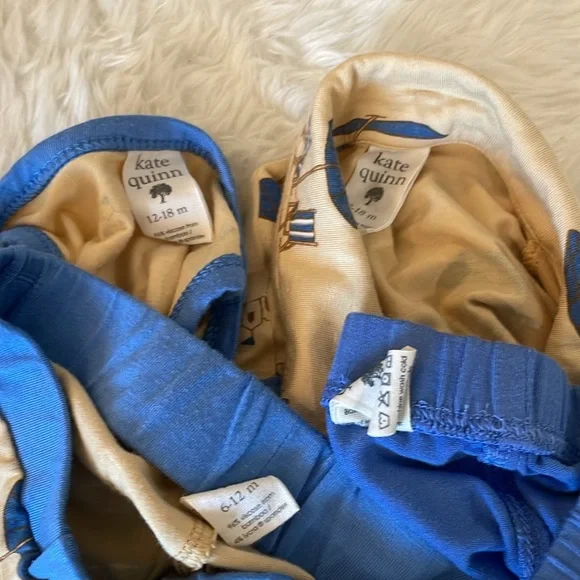 Kate Quinn 4 Pc Set - Tank/Guayabera - 12-18 Mo & Shorts/Panda Pants - 6-12 Mo - Picture 5 of 5